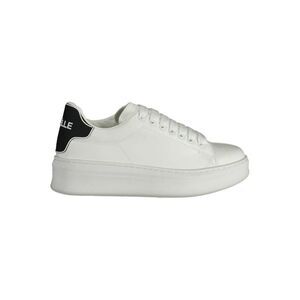 Gaelle Paris Platform Leather Sneakers Women White